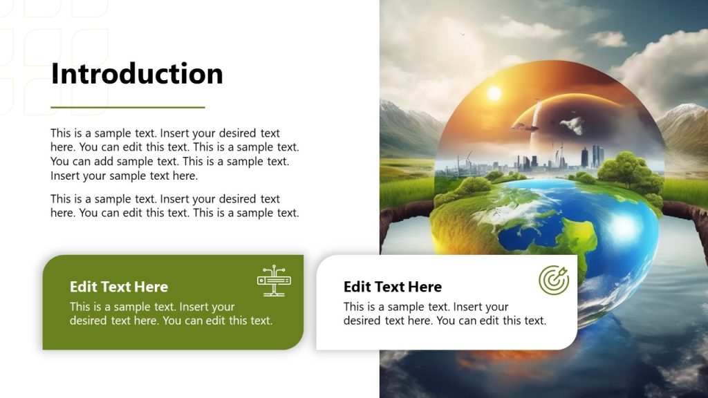 Introduction Slide - Climate Change PPT Slide Template - SlideModel
