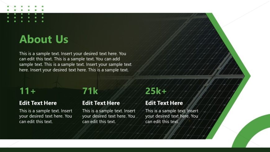 Renewable Energy Investment Plan Template for Presentation