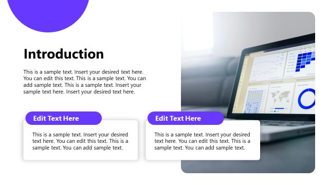 Introduction Slide – Nonprofit Annual Report PPT Template