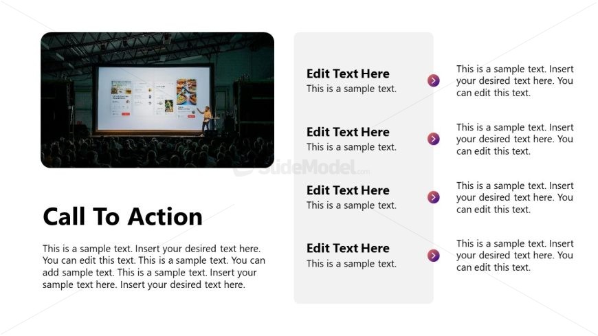 CAll to Action Slide - Event Brief Template