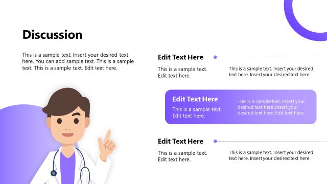 Discussion Slide – Medical Research PPT Template