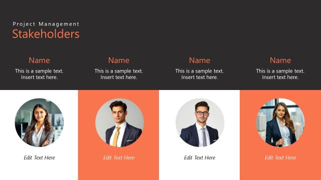 Stakeholders Presentation Slide – Project Management Template