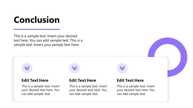 Editable Conclusion Slide – Educational Research PPT Template