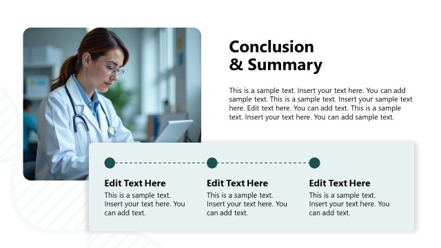 Conclusion & Summary Slide – Biochemistry PPT Template