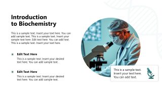 Editable Biochemistry PPT Template