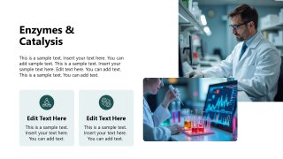 Biochemistry Template Slide for Enzymes & Catalysis