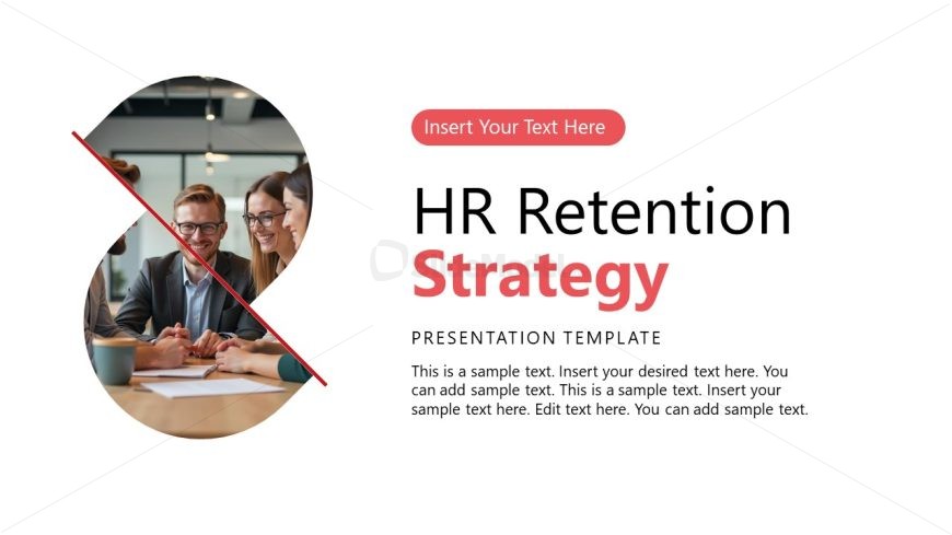 Editable HR Retention Strategy PPT Template