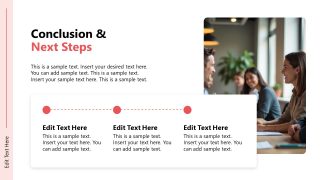 Editable Conclusion & Next Steps Slide 