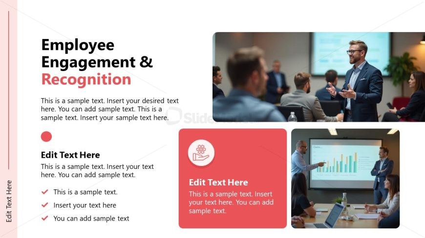 Slide with Creative Images and Infographics
