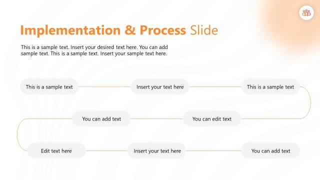 Implementation & Process PowerPoint Slide