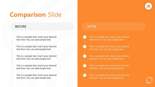 Comparison Slide – Business Success Story Template