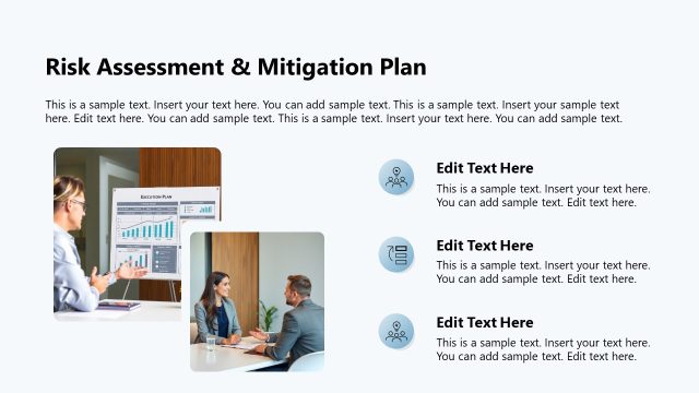 Risk Assessment & Mitigation Slide – Implementation Plan Template