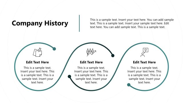 Editable Company History Diagram – New Employee Onboarding PPT Template