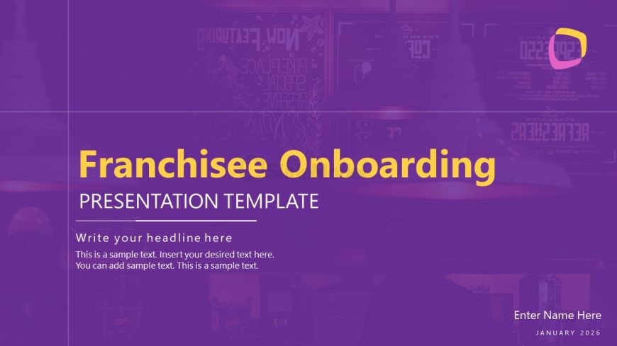 Editable Franchisee Onboarding PPT Template