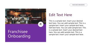 Customizable Franchisee Onboarding PPT Template