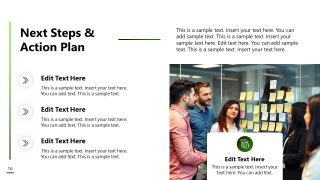 Next Steps Presentation - Corporate Turnaround Strategy Template 