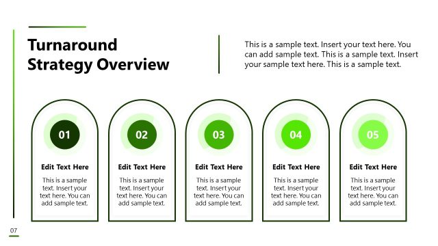 Turnaround Strategy Overview PowerPoint Slide