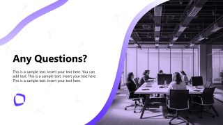 Questions PPT Slide - Business Restructuring Plan Template 