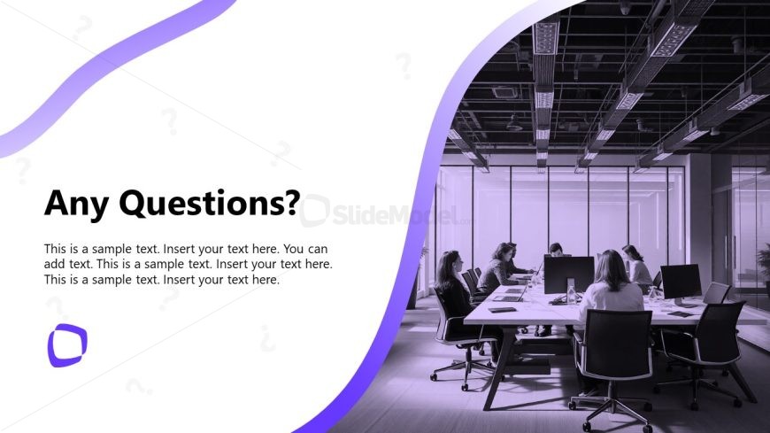 Questions PPT Slide - Business Restructuring Plan Template