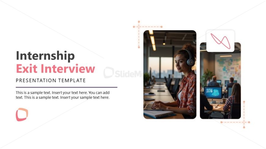 Customizable Internship Exit Interview PPT Template