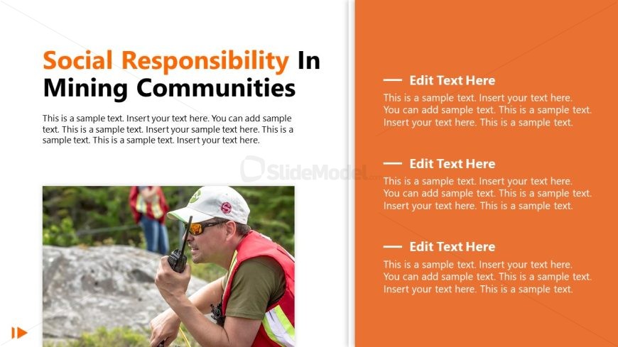 Mining Industry Template PPT Slide