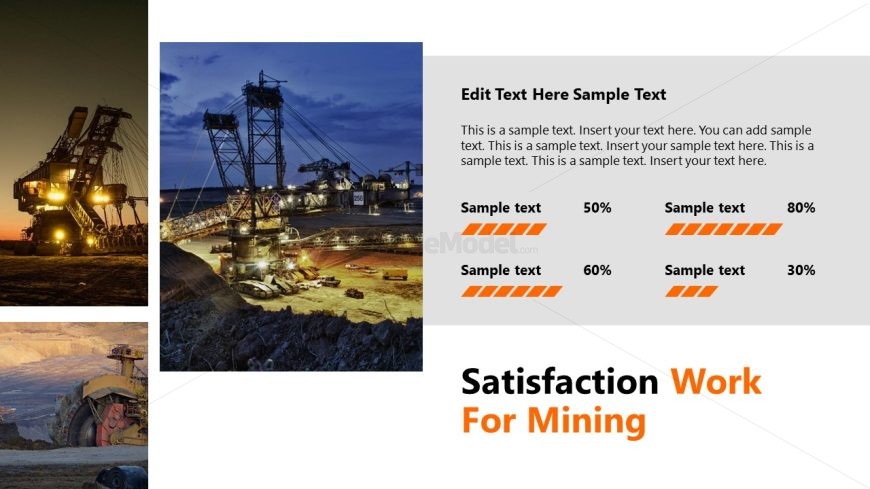 Four Small Bars for Data Presentation