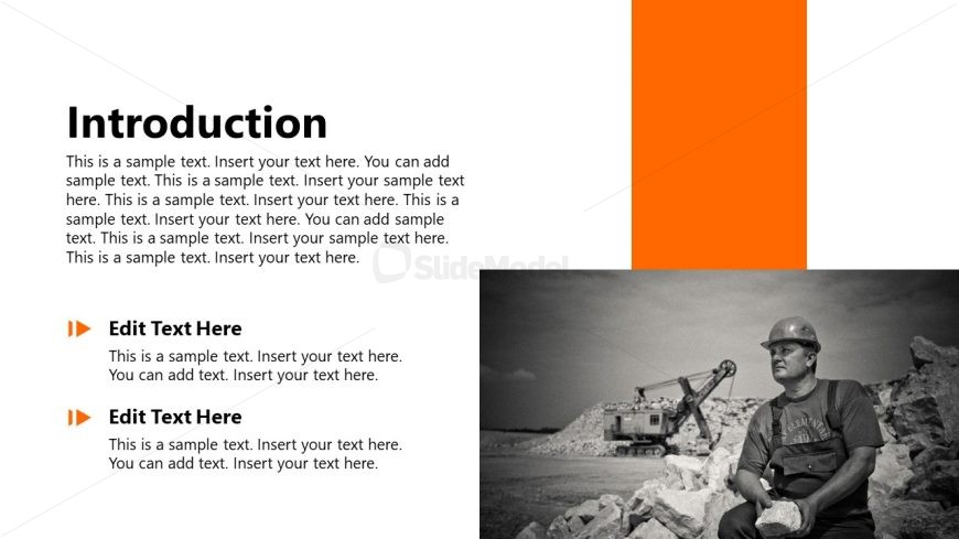 Editable Mining Industry PPT Template