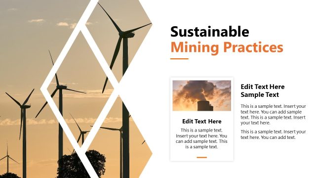 Sustainable Mining Practices – Mining Industry PPT Template