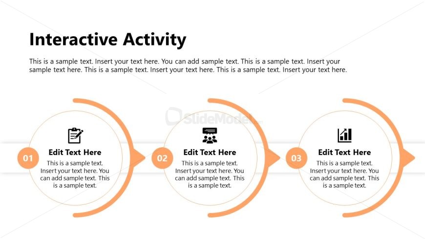Slide with Circular Arrows - Workshop Template