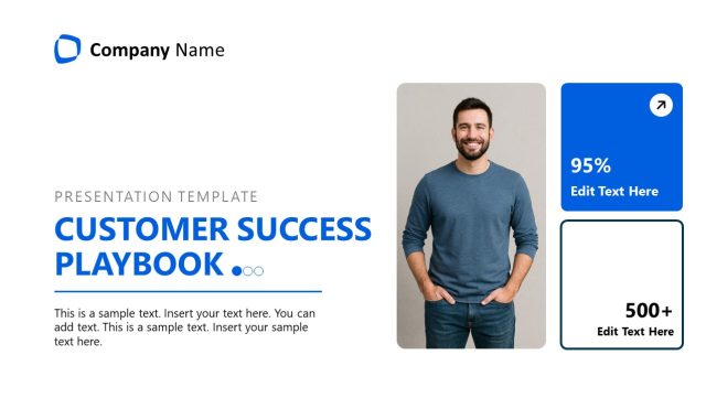 Cover Slide Customer Success Playbook Template SlideModel