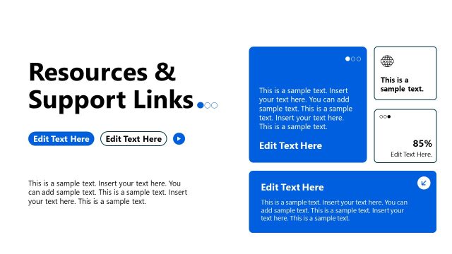 Resources & Support Links Slide – Customer Success Template