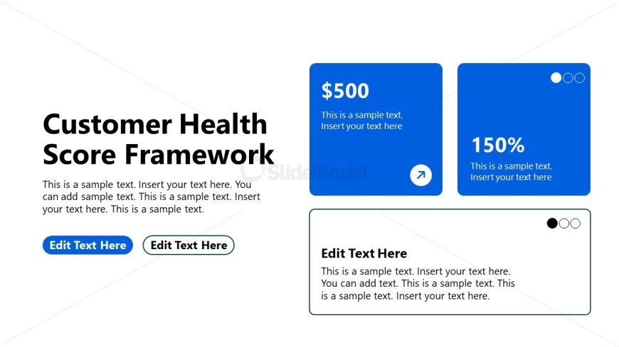 Slide with Placeholder Text - Customer Success Playbook Template