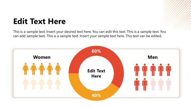 Survey Results Slide with Donut Chart – Survey Results Template