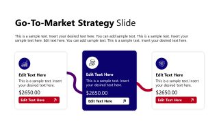 New Product Launch Template Slide with Infographics 