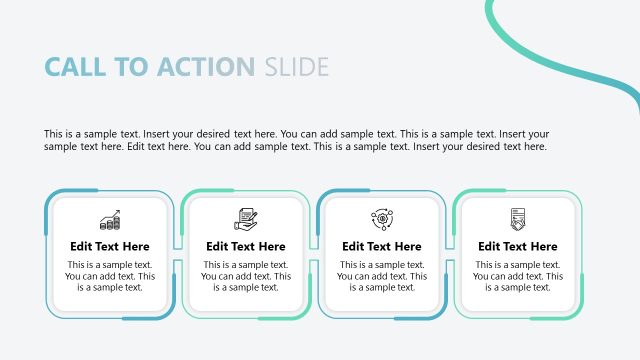 Call to Action Slide – New Product Launch Slide PPT Template