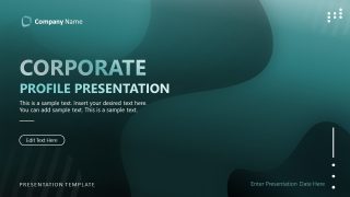 Editable Corporate Profile PPT Template