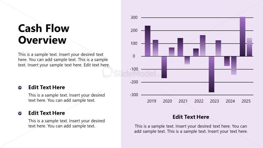 Financial Report Presentation Slide Template