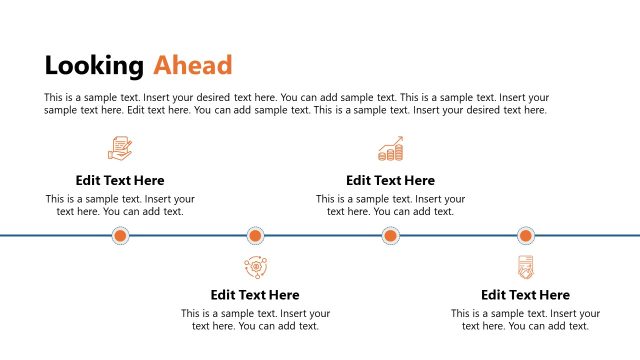 Looking Ahead Slide with Graphical Icons