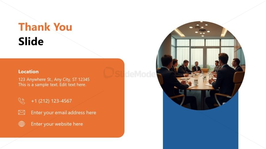 Year in Review Template - Thank You Slide