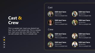 Film Pitch Template for Presentation  