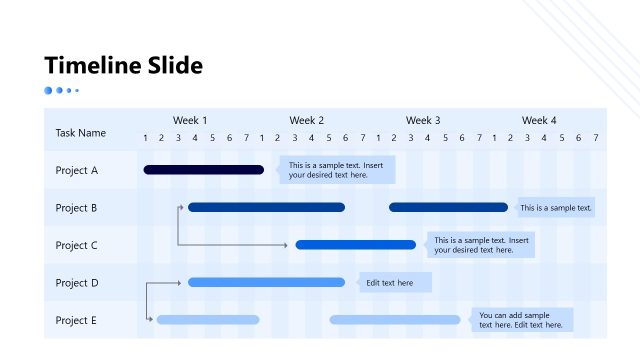 Editable Timeline Slide for Consulting Proposal Template