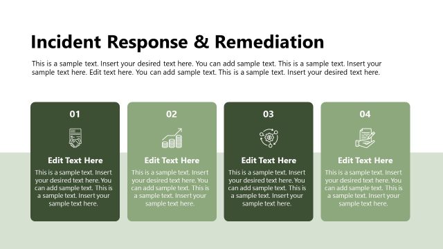 Incident Response Slide with Icons