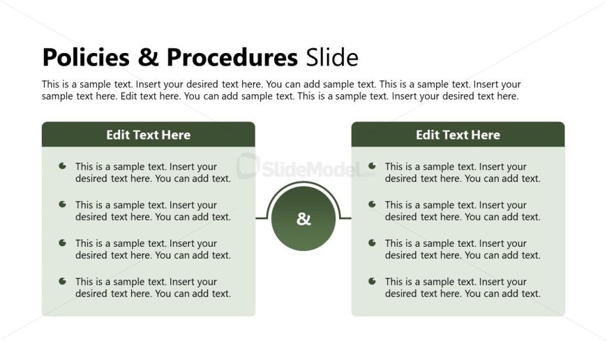 PPT Compliance Strategy for Policies Vs. Procedures Presentation