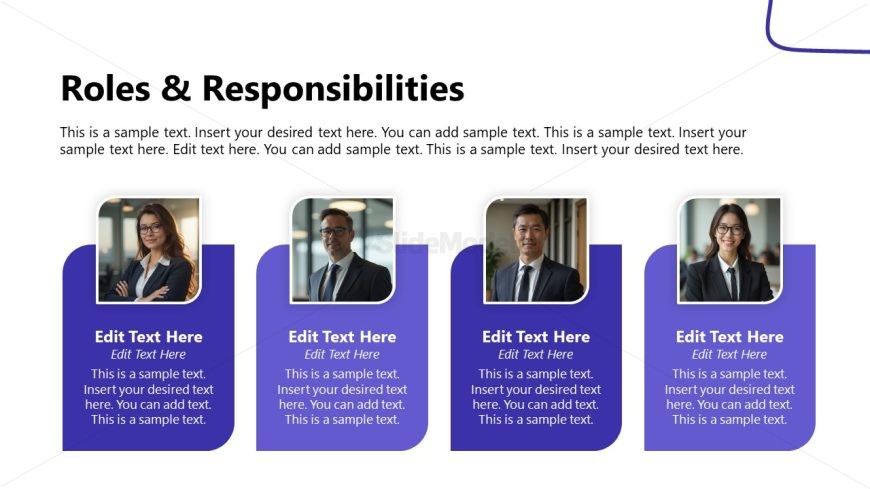 Four Shapes with Images - Corporate Compliance Template