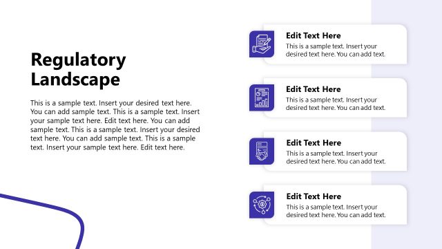 Regulatory Landscape Slide – Corporate Compliance PPT Template