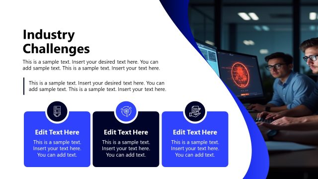 Industry Challenges Slide – Cybersecurity Solutions Sales Deck