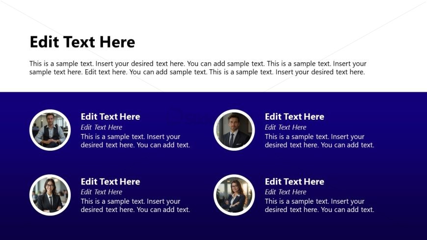 Customizable Business Company Profile Slide Template