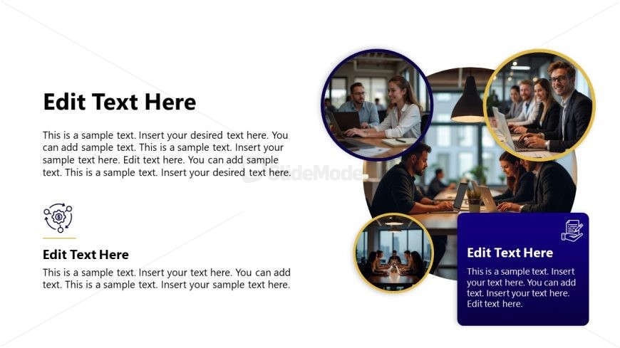 Business Company Profile Template Slide