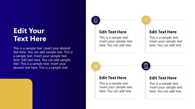 Placeholder Text Sections – Business Company Profile Template