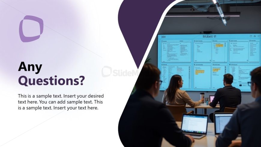 Questions Slide - Vendor Meet PPT Template